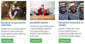 Ukázka členské sekce